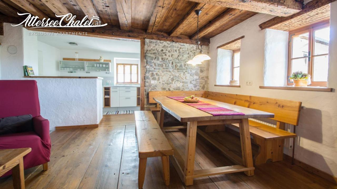 Attersee-Chalet Angermann Familie Spalt Steinbach am Attersee Exteriör bild