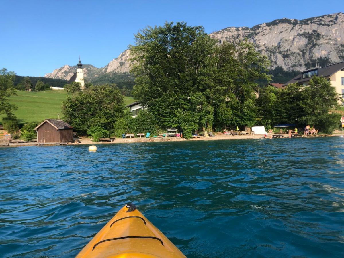 Attersee-Chalet Angermann Familie Spalt Steinbach am Attersee Exteriör bild