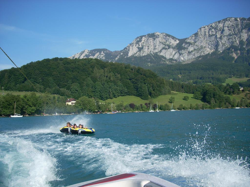Attersee-Chalet Angermann Familie Spalt Steinbach am Attersee Exteriör bild