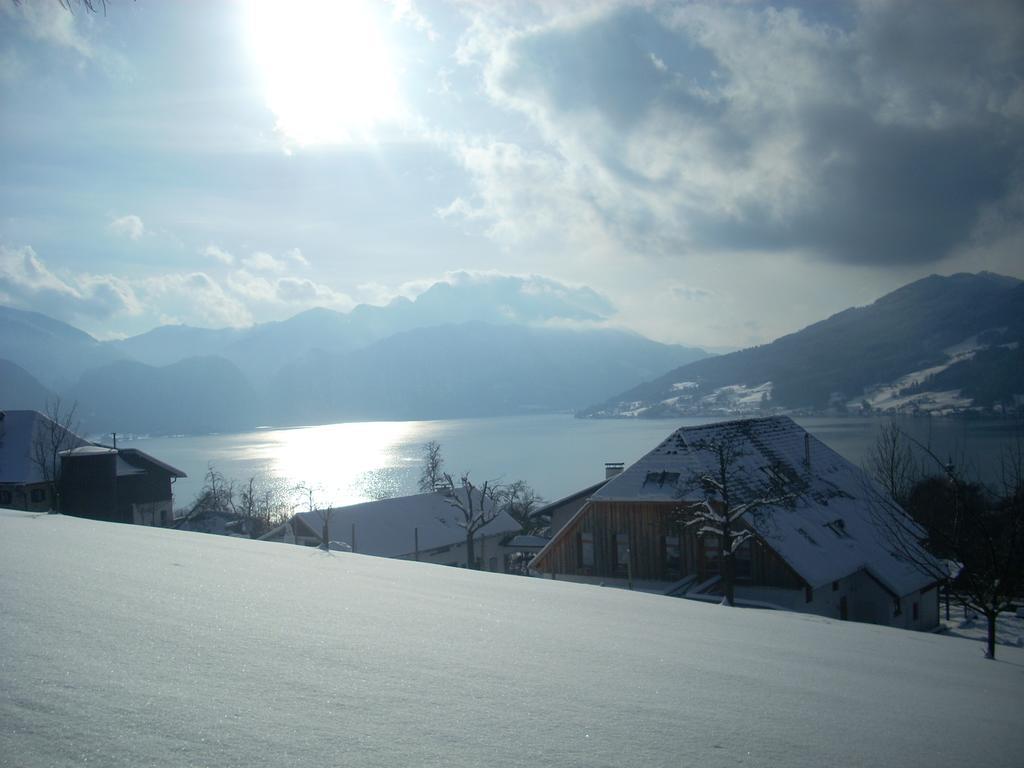 Attersee-Chalet Angermann Familie Spalt Steinbach am Attersee Exteriör bild