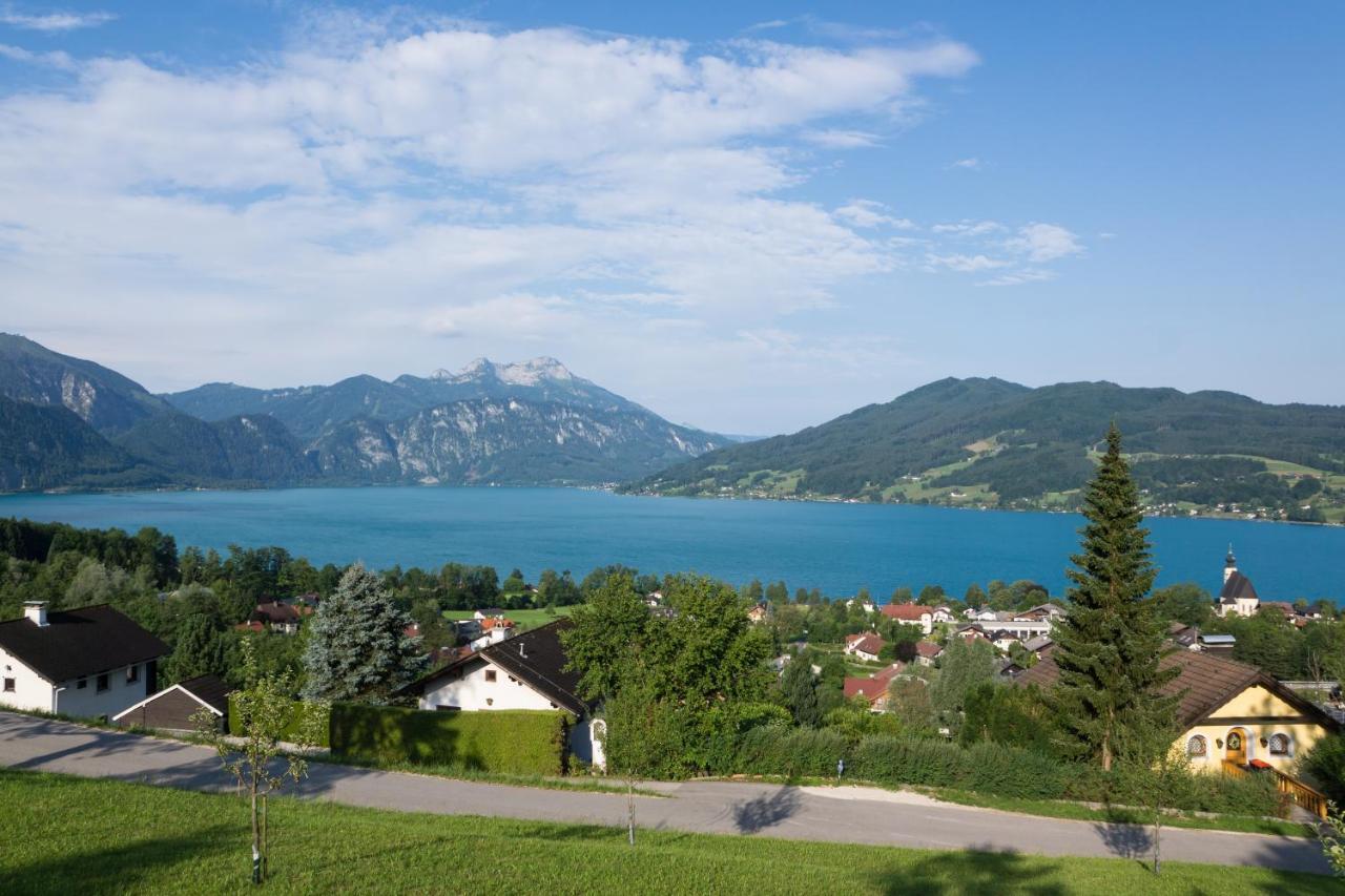 Attersee-Chalet Angermann Familie Spalt Steinbach am Attersee Exteriör bild